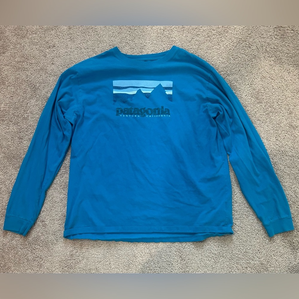 Blue Patagonia Longe Sleeve